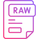 archivo raw icon