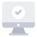 computadora verificada icon