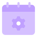 configuración del calendario icon