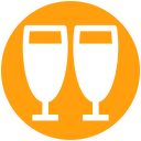 copa para champagne icon