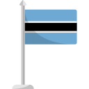 bandera de botsuana 