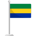 bandera de gabón 