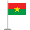 bandera de burkina faso icon