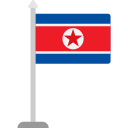 bandera de corea del norte 