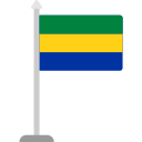 bandera de gabón 