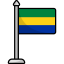 bandera de gabón 