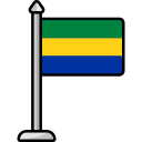 bandera de gabón 