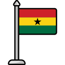 bandera de ghana 