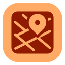 aplicación de mapas icon