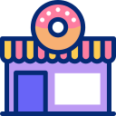 tienda de donas animated icon