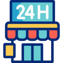 tienda 24h icon