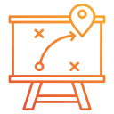 mapa estratégico icon