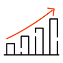 tabla de crecimiento icon