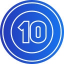 numero 10 icon