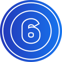 número 6 icon