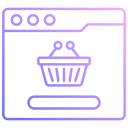 las compras en línea icon