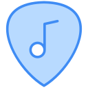 púa de guitarra icon