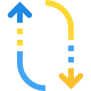 Flecha circular icon