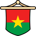 bandera de burkina faso icon