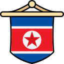 bandera de corea del norte 