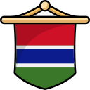 bandera de gambia 