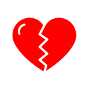 corazón roto icon