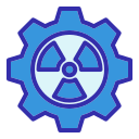 energía nuclear icon