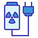 energía nuclear icon