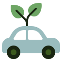 coche ecológico icon