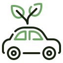 coche ecológico icon