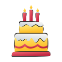 pastel de cumpleaños icon