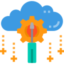 La computación en nube icon