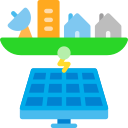 Panel solar icon