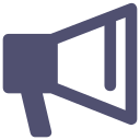 Loud speaker icon