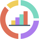 gráfico circular icon