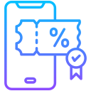 billete electrónico icon