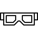 gafas 3d icon