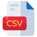 archivo csv icon