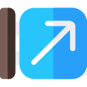 Flecha diagonal icon