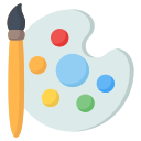 paleta de color icon