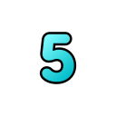 número 5 icon