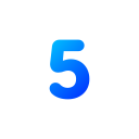 número 5 icon