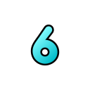 número 6 icon