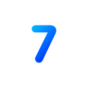 numero 7 icon