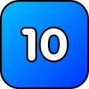 numero 10 icon