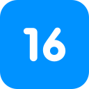 número 16 icon