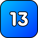 número 13 icon