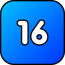 número 16 icon