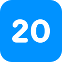 numero 20 icon