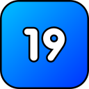 número 19 icon